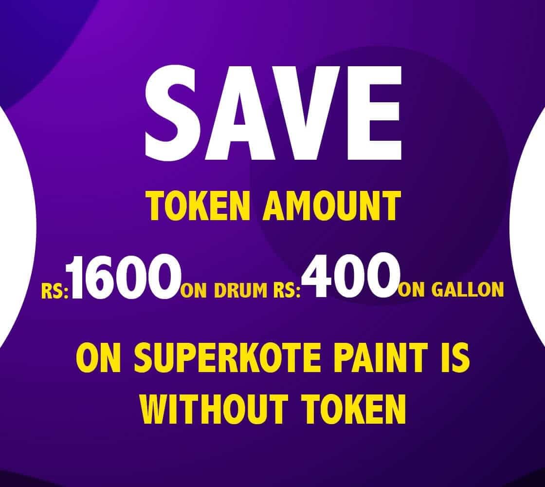 SuperKote Paints 5 Save Token Amount